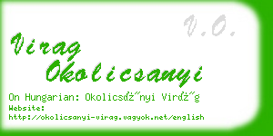 virag okolicsanyi business card